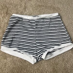 zara knit shorts